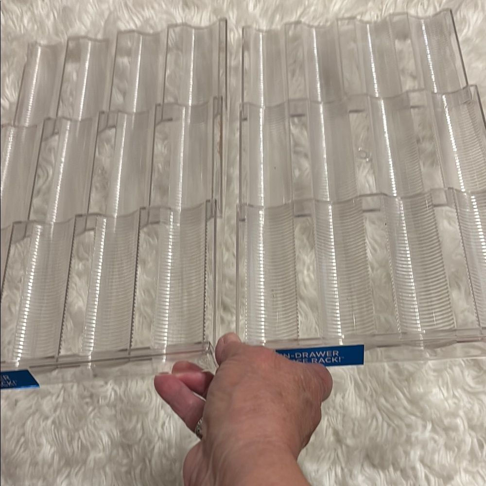 BUNDLE In-Drawer Spice Racks - Two: Both are Clear - Picture 2 of 4